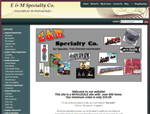 Tablet Screenshot of eandmspecialty.com